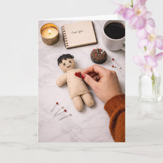 Breaking Up Is Hard To Do Over You Illustration Card