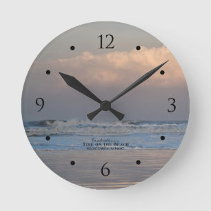 Breaking Wave at Ocean Beach Sunrise Clock