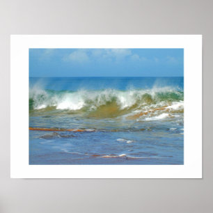Breaking wave poster