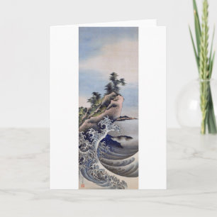 Breaking Waves, Hokusai Card