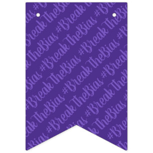 #BreakTheBias International Womens Day Bunting