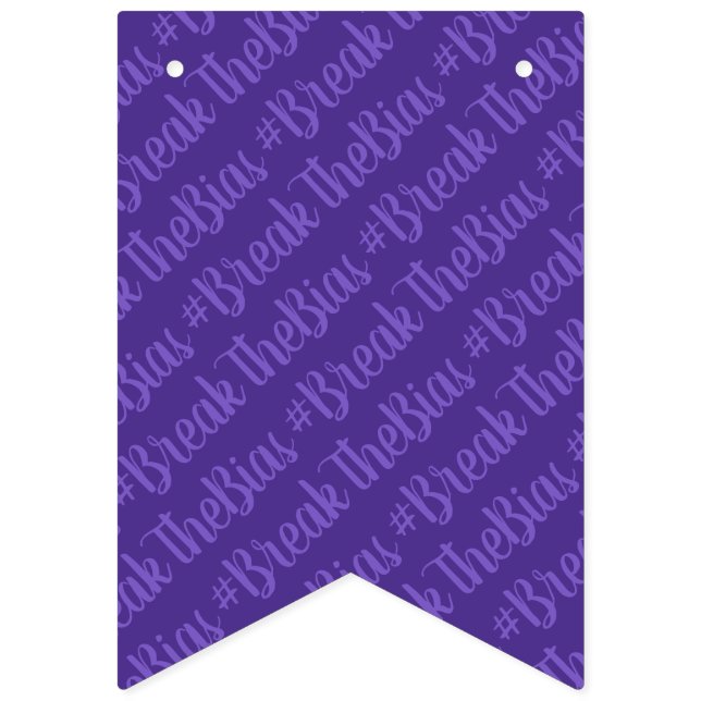 #BreakTheBias International Womens Day Bunting (Sixteenth Flag)