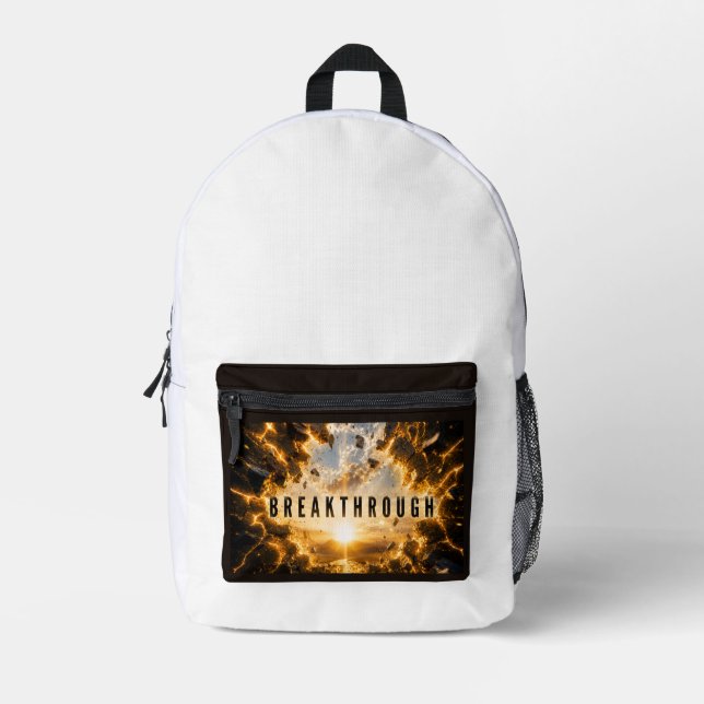 Breakthrough  printed backpack (Front)