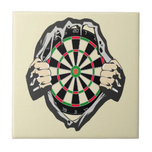 Breakthrough to the Bullseye – Ultimate Dartboard  Ceramic Tile