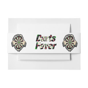 Breakthrough to the Bullseye – Ultimate Dartboard Invitation Belly Band