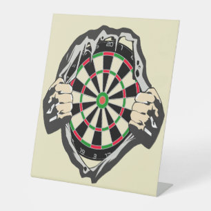Breakthrough to the Bullseye – Ultimate Dartboard Pedestal Sign