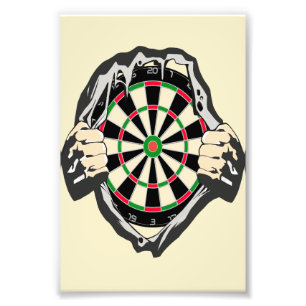 Breakthrough to the Bullseye – Ultimate Dartboard Photo Print