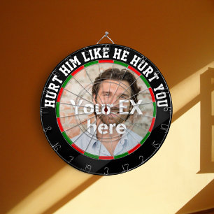 Breakup perfect gift for her to get over him dartboard