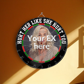 Breakup perfect gift for him to get over her dartboard