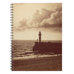 Breakwater at Sete, c.1855 (albumen print from a c Notebook