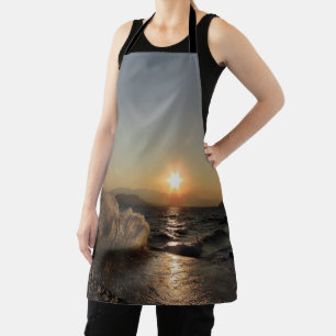 Breakwater in Croatia beautiful sunset Apron