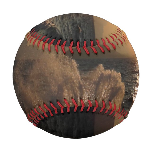 Breakwater in Croatia beautiful sunset        Baseball (Back)