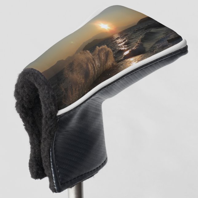 Breakwater in Croatia beautiful sunset       Golf Head Cover (3/4 Front)