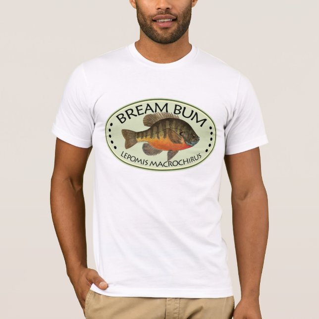 Bream Bum Fishing T-Shirt (Front)