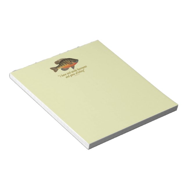 Bream Fishing Notepad (Angled)