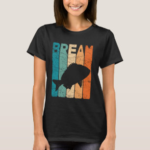 Bream Vintage Bluegill Fishing Retro Bream Fish 1 T-Shirt