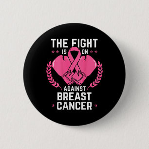 Breast Awareness Cancer Chemotherapy Aware Boxing 6 Cm Round Badge