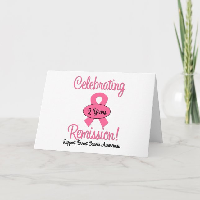 Breast Cancer 2 Year Remission Card (Front)