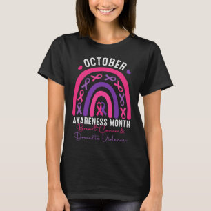 Breast Cancer And Domestic Violence Awareness Mont T-Shirt