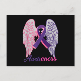 Breast Cancer and Domestic Violence Awareness Surv Announcement Postcard