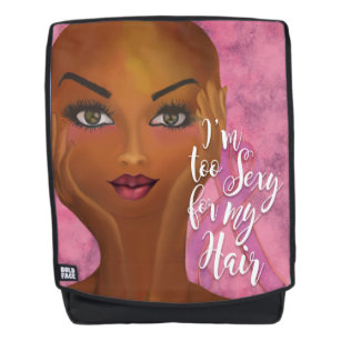 Breast Cancer Awareness 15" TOO SEXY Backpack