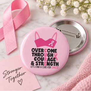 Breast Cancer Awareness 6 Cm Round Badge