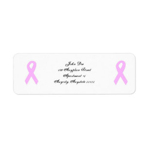 Breast Cancer Awareness Address Return Label Return Address Label
