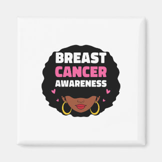 Breast Cancer Awareness African American Women Pin Magnet