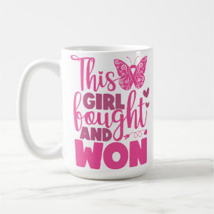 BREAST CANCER AWARENESS AND SUPPORT COFFEE MUG