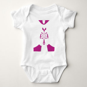 Breast Cancer Awareness Art Print Baby Bodysuit