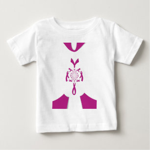 Breast Cancer Awareness Art Print Baby T-Shirt