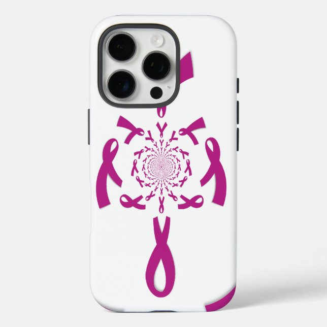 Breast Cancer Awareness Art Print Case-Mate iPhone Case (Back)