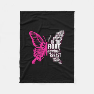 Breast cancer awareness best fleece blanket