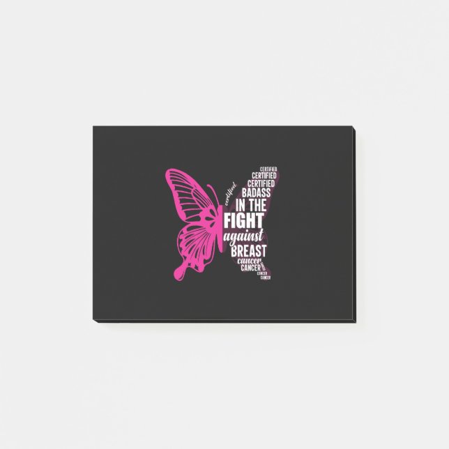 Breast cancer awareness best post-it notes (Front)