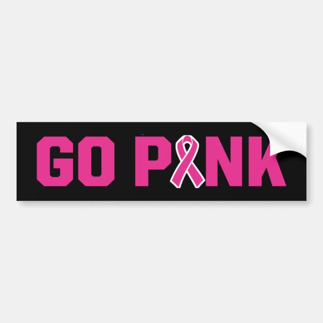 Breast Cancer Awareness Bumper Sticker (Front)
