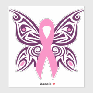 Breast Cancer Awareness Butterfly