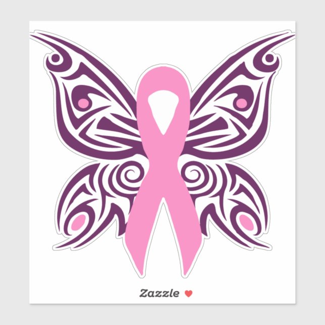 Breast Cancer Awareness Butterfly (Sheet)