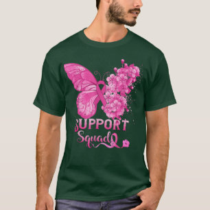 Breast Cancer Awareness Butterfly Pink Warrior Sup T-Shirt