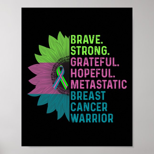 Breast Cancer Awareness Care Warrior  Poster (Front)