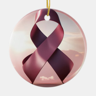 Breast Cancer Awareness Ceramic Ornament