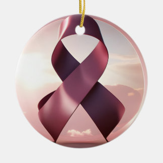 Breast Cancer Awareness Ceramic Ornament