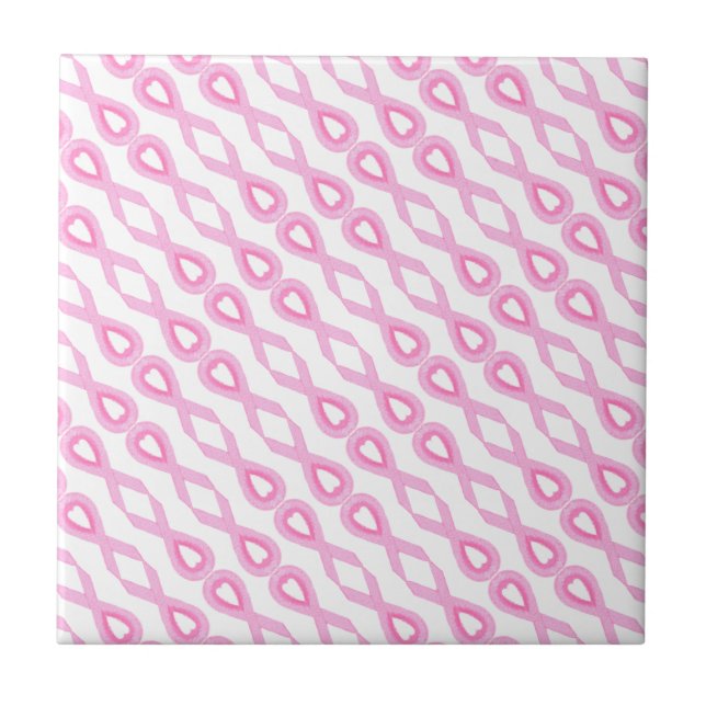 Breast Cancer Awareness Ceramic Tile (Front)