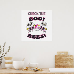 Breast Cancer Awareness Check The Boo-Bees Poster
