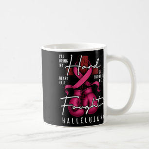Breast Cancer Awareness Christian Hard Fought Hall Coffee Mug