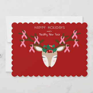 Breast Cancer Awareness Christmas Card
