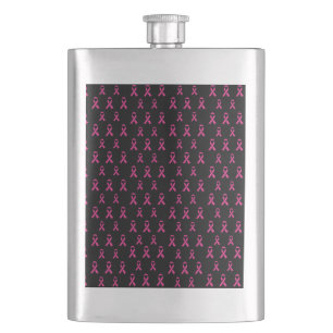 Breast Cancer Awareness Classic Flask