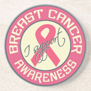 Breast Cancer Awareness coaster