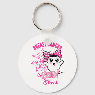 Breast Cancer Awareness Conquering The Boo Sheet C Key Ring