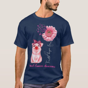 Breast Cancer Awareness Costume Daisy Ribbon Gifts T-Shirt