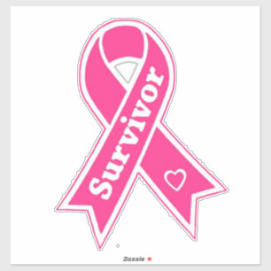 Breast Cancer Awareness Custom-Cut Vinyl Stickers